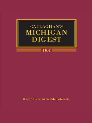 cover image of Michigan Digest